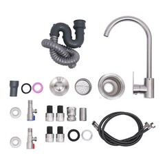 1 Compartment Commercial Sink Kitchen Utility Sink Prep Table Stainless Steel