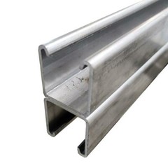 1.625″ x 3.25″, 12 inches, 12 ga., 304 Stainless Steel Back to Back Solid Str…