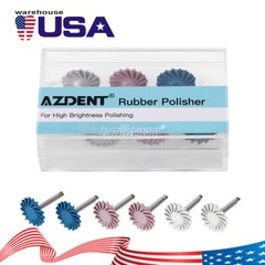 6Pcs/Box Dental Composite Polishing Diamond System RA Disc 14mm Wheel【USA】