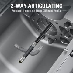Two-Way Articulating Borescope Teslong Industrial Endoscope Inspection Camera