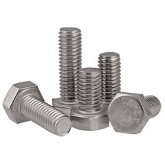 M10 x 1.25 Fine Thread Stainless Steel Hex Head Bolts Hexagon Cap Screws DIN 933