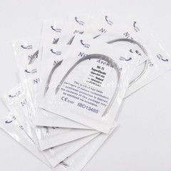 10Pcs Dental Ortho NITI Super Elastic Rectangular Arch Wires Natural 16*16 Upper