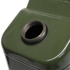 Army Green 20L 5 Gallon Gas Fuel Can Fuel Gasoline Steel Tank with Spout Metal