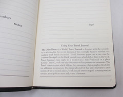 United States Travel Journal 6″ Soft Leather Cover Graphic Image 1995 Croc BROWN
