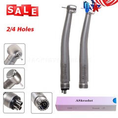 Askeadnt Dental high speed handpiece Turbine 2/4HOLE Push Button FG