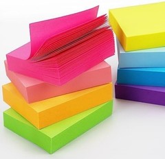 Colorful 1.5×2 Inch Sticky Notes – 8 Pads, 800 Sheets for Effective Reminders
