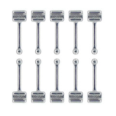 Dental Orthodontic Crimpable Hook Long/Medium/Short Stainless Steel 10pcs/pack