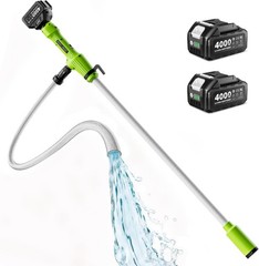 Taskstar Cordless Transfer Pump for Water/Diesel 720GPH 2X4000MAH 16FT Lift Head