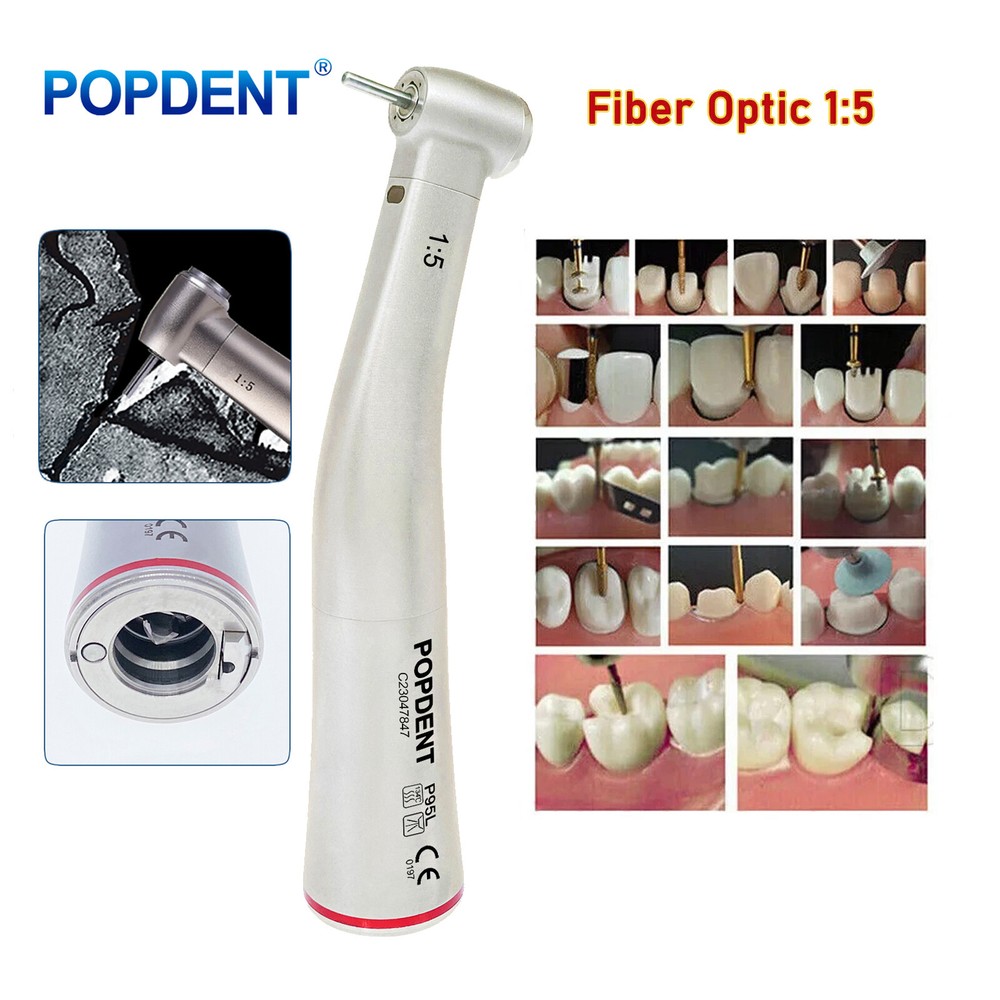 NSK Style Dental 1:1 1:4.2 1:5 Fiber Optic Straight Contra Angle Handpiece
