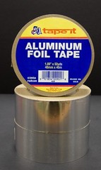 12 Rolls of Silver HVAC Aluminum Foil Tape – 1.89″ x 50 yds