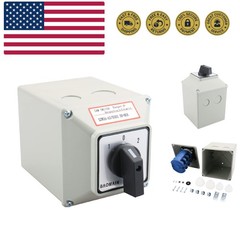 Universal Rotary Changeover Cam Switch – 660V 63A 3 Position 3 Phase with Mas…