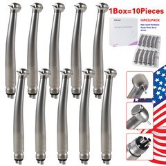 10 ASkeadnt NSK Style Dental High Speed Handpiece Push Button Standard 4 Hole M4