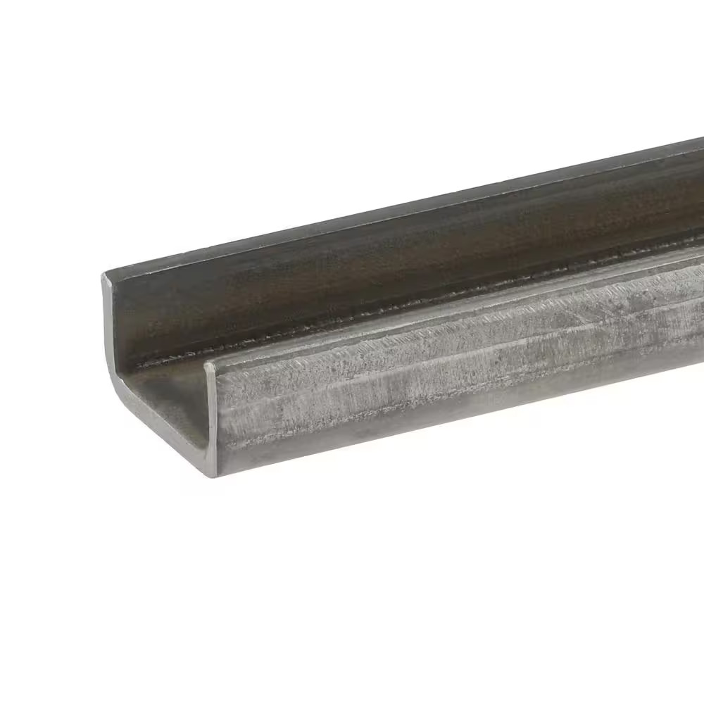 1 In. X 1/2 In. X 3 Ft. – 1/8 In. Thick Plain Steel C-Channel