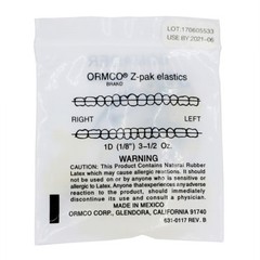 ORMCO Dental Orthodontic Elastics Rings 3.5 OZ,Zoo Pack 5000PCS/Box 5 Sizes