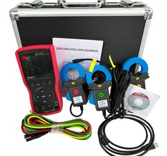 Three Phase Digital Phase Voltage Meter with AC 0-600V 0mA～600A 45-65.00Hz