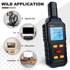 3 In 1 Radiation Detector Dosimeter EMF Meter Electromagnetic Field Tester LCD