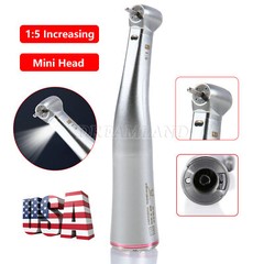 Yabangbang Dental Electric Handpiece 1:5 Contra Angle Fiber Optic High Speed NSK