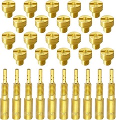 YGQ 30 Pcs Carburetor Main Jet and Pilot Slow Jet Kit for Mikuni Large Round