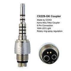 COXO Dental Fiber Optic/No Fiber Optic High-speed Air Turbine Handpiece