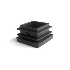 (12pcs) 2″ Square Tubing Black Plastic Plug,2 Inch End Cap 2″x2″ 2×2 Fence Post