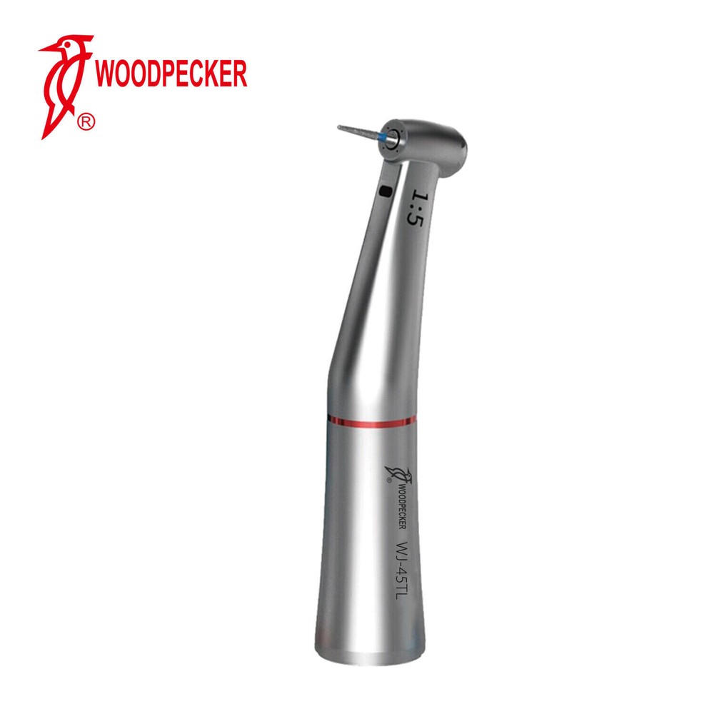 Woodpecker WJ-45TL Dental 1:5 Contra Angle Handpiece for Electric Motor MT2 MT3