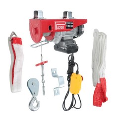 440lbs/ 200kg Electric Hoist with 14 FT Wired Remote Control 110V 510W Motor
