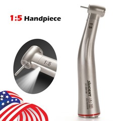 SANDENT 1:5 Increasing Fiber Optic LED Electric Contra Angle Handpiece UPS