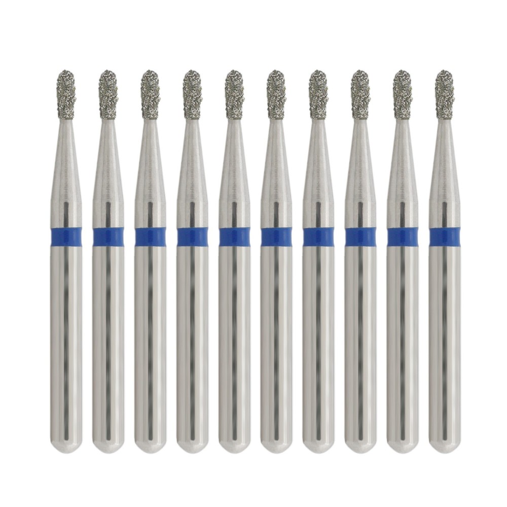 Multi-Use Dental Diamond Burs D245 FG 830/008M Medium Grit Pear High Speed