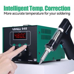 948 90W Digital Desoldering Iron Suction Tin Gun Soldering Station Kit Tools