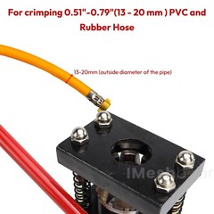 6 Teeth Benchtop Bottle Jack Hose Crimper Manual Hydraulic Hand Tool 13-20mm