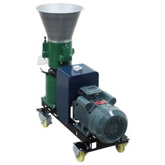 2mm Animal Cub Feed Pellet Mill Machine Feed Granulator 3 Rollers 120-150KG 220V