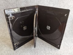 2 NEW TOP QUALITY 15MM 4-DISC 4K ULTRA HD tm CASE, BLACK PS4-15MM-UHD FREE SHIP