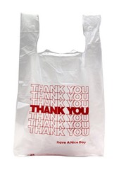 NEW 100 CT… PLASTIC SHOPPING BAGS T-SHIRT GROCERY WHITE LARGE 22 X 11.5 X 6.5
