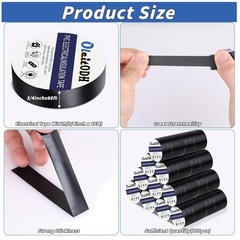 100 Rolls Bulk 3/4 Inch x 66ft, Waterproof Vinyl E
