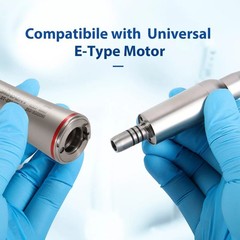 NSK Style Dental 1:4.2 Electric Contra Angle Handpiece 45°Angle Head Fiber Optic