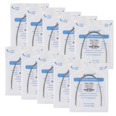 AZDENT Dental Orthodontic Supper Elastic Niti Round Arch Wire 012Upper/ 020Lower