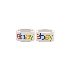 6 Rolls 2″ x 75 yds Official eBay Branded Packaging Packing Package Carton Tape