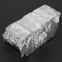 Zinc Piece High Purity Zinc / Zinc Metal Block Block Sample Ingot 1kg / 2.2lb