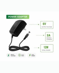 6V 2A Power Supply Adapter, Universal AC/DC 100-240V 50-60Hz to 6 Volt 2 Amp …