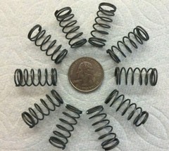 10 Pcs Small Compression Springs 1 in. (25 mm) Long x 1/2 in. (12 mm) OD