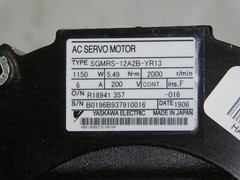 New Yaskawa Electric SGMRS-12A2B-YR13 AC Servo Motor 1150W 2000 RPM 6A 200V Unit