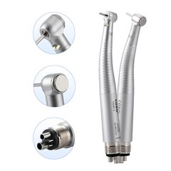 5pcs COXO Dental LED Handpiece 4Hole High Speed Air Turbine Generator Self Power