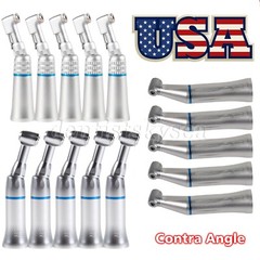 1-10 (Inner Water Spray) Dental Low Speed Push Contra Angle Handpiece fit kav