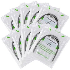 20×Dental Ortho Stainless Steel Rectangular Arch Wire Ovoid Form 16×16 Upper