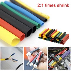 100 FT. 100′ Feet BLACK 5/16″ 8mm Polyolefin 2:1 Heat Shrink Tubing Tube Cable