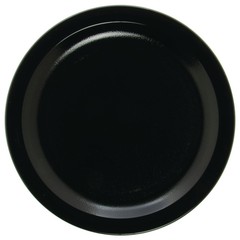 Cambro 9CWNR110 Plate, Narrow Rim, 9″, Polycarbonate, Scratch Resistant, Black,