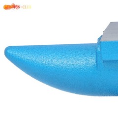 24Lbs Hard Round Horn Forging Tool Cast Iron Anvil Heat Treated Blacksmith Anvil