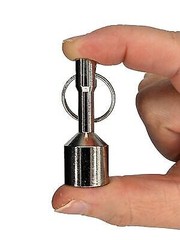Large 21mm N52 Keychain Magnet Tester for Gold, Silver, Jewelry, & Scrap Metal