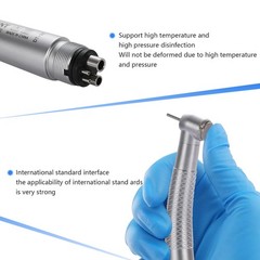 SANDENT Dental High Speed Handpiece 4 Hole NSK Pana MAX Quattro Water Spray Push