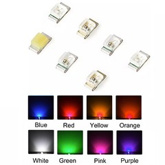 20/40/100pcs SMD/SMT LED’s – 0402, 0603, 0805, 1206 – Various Colours
